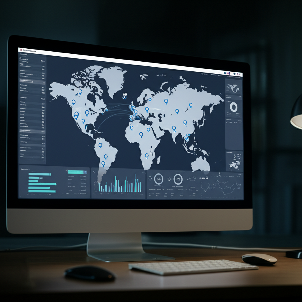 Business logistics dashboard